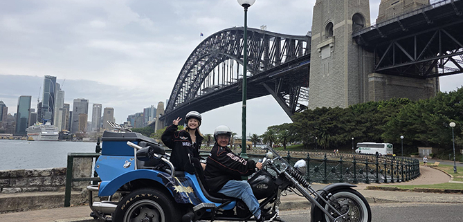 The Sydney 3Bridges trike tour was a fun way to see a unique are of the Emerald City.