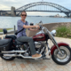 The Sydney Harley fun ride was the best experience the passenger did while in Sydney - she said.