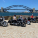 The friend's Sydney Harley tour showed a unique area with plenty of spectacular views of Sydney Harbour.