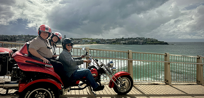 Our interstate trike tour passengers loved their experience around the eastern suburbs of Sydney.