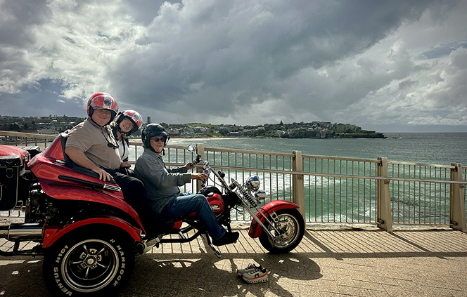 Our interstate trike tour passengers loved their experience around the eastern suburbs of Sydney.