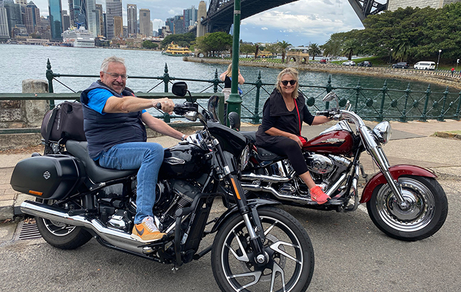 The 3Bridges Harley Davidson Sydney tour showed unusual places most people don't get to see.