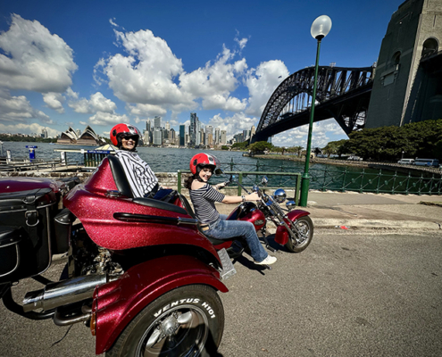 Grandma's trike ride gift for her granddaughter was the best ever! They loved the 3 Bridges tour which shows a different area of Sydney to the usual.