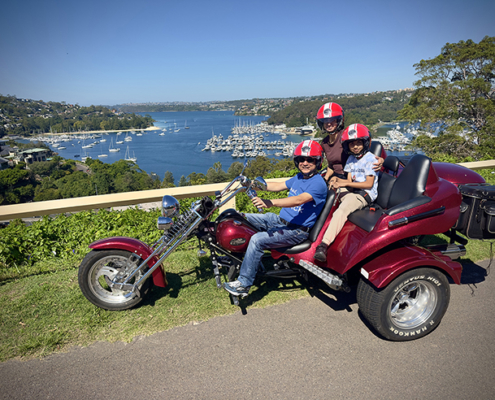 The Manly Northern Beaches tour on a trike, showed some beautiful areas of Sydney.