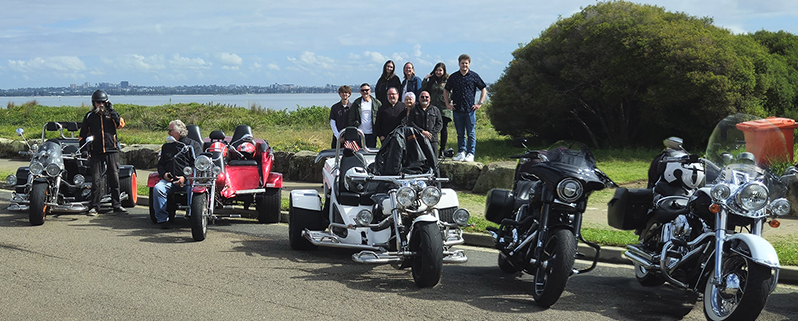 The Memorial trike Harley ride was a fun success. Nostalgic but fun. A wonderful way to celebrate a life.
