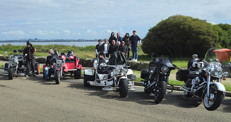The Memorial trike Harley ride was a fun success. Nostalgic but fun. A wonderful way to celebrate a life.