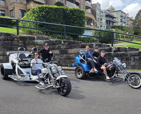The family trike ride Sydney was a fun way to see the major sights in a short time.