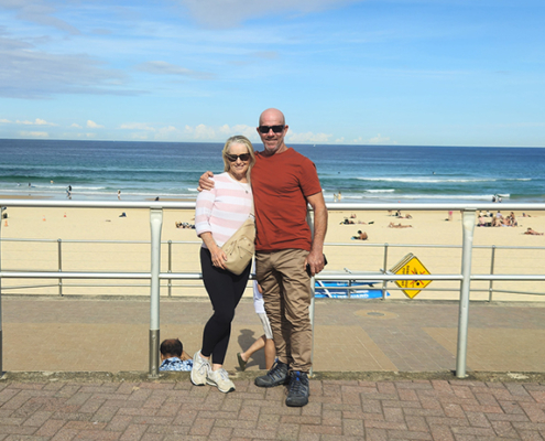 The fun Sydney trike tour showed all the major icons of our beautiful city. This is Bondi beach.