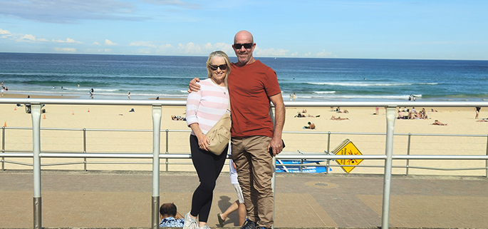 The fun Sydney trike tour showed all the major icons of our beautiful city. This is Bondi beach.