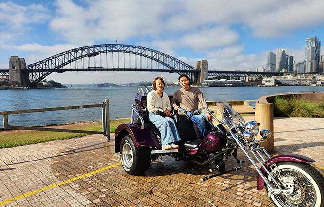 The 3Bridges trike tour birthday experience in Sydney, showed some scenic sights!