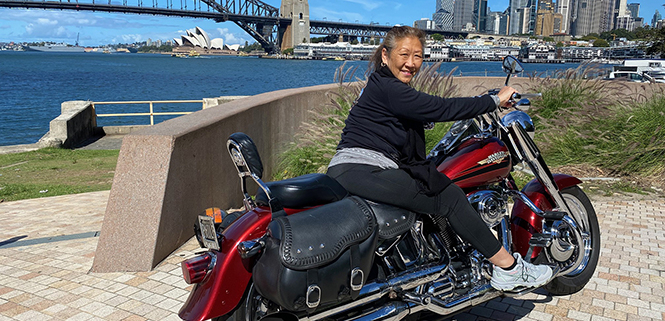 The Harley Davidson sightseeing tour showed a different perspective of Sydney.
