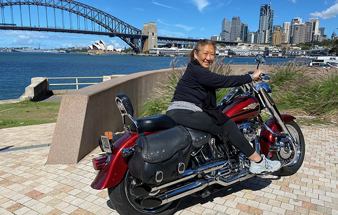 The Harley Davidson sightseeing tour showed a different perspective of Sydney.