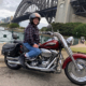 The fun Sydney Harley ride showed the icons of the Emerald City.