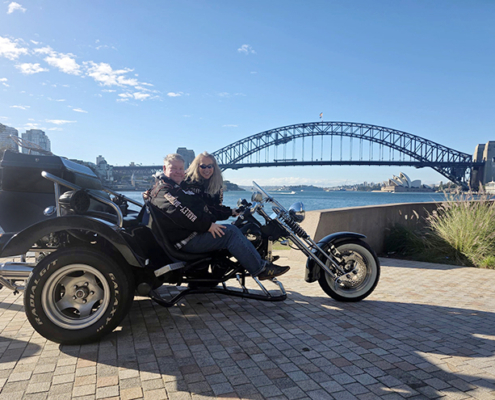The 4 hour Sydney sights tour on a trike was fun, informative and memorable.