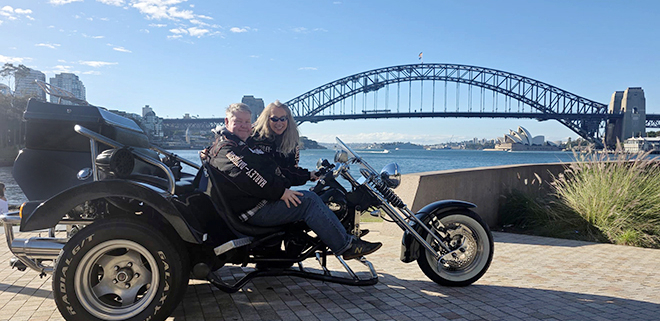 The 4 hour Sydney sights tour on a trike was fun, informative and memorable.