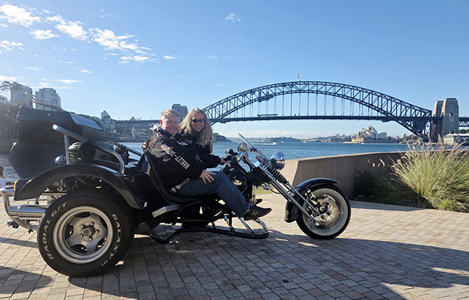 The 4 hour Sydney sights tour on a trike was fun, informative and memorable.