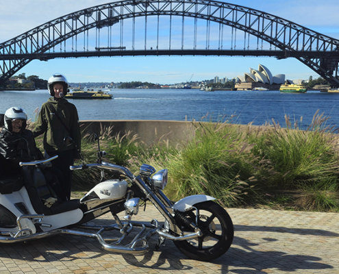 The Sydney 80th birthday present trike tour, showed the famous sights of the Emerald City.