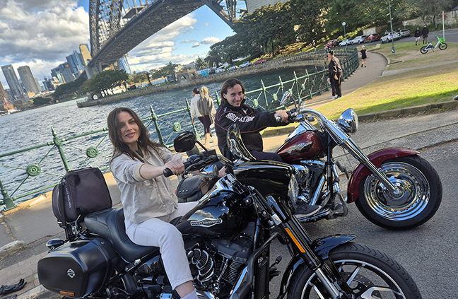 The birthday present Harley experience was a fun and memorable way to see Sydney.