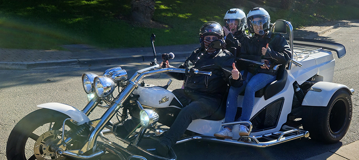 The fun Sydney trike ride gave our passengers a memorable experience.