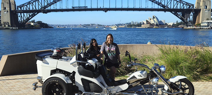 The scenic Sydney trike ride was a fun and memorable way to see the icons!