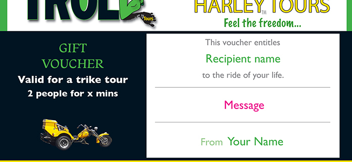 Troll Tours Gift Vouchers are a memorable and unique present. A fun way to see Sydney.