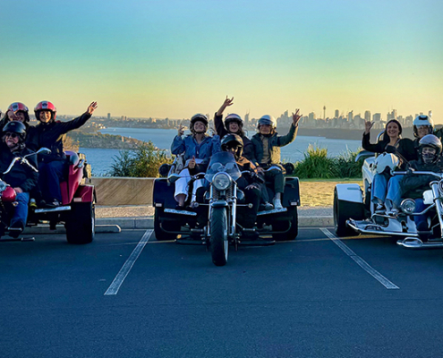 The surprise business thank you trike transfer in Sydney, showed one of the best views!!