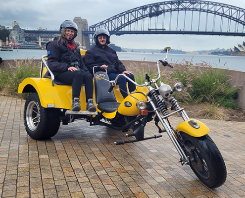 The 60th birthday trike ride was a fun and unique experience A great way to explore Sydney.