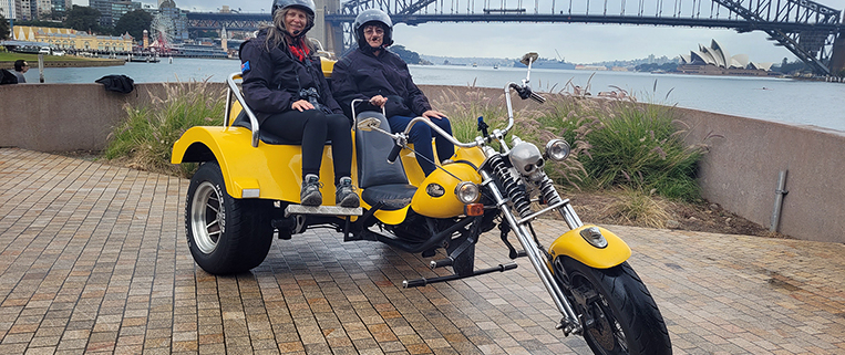 The 60th birthday trike ride was a fun and unique experience A great way to explore Sydney.
