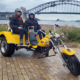 The 60th birthday trike ride was a fun and unique experience A great way to explore Sydney.