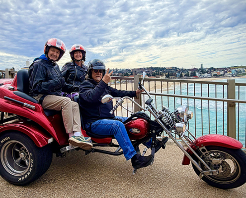 The Sydney sights trike ride showed so much of Sydney in a short time frame - and it was fun!