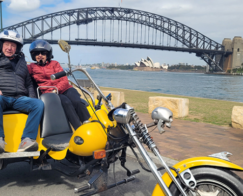 The memorable Sydney trike ride, was a fun and unique way to see our famous city icons.