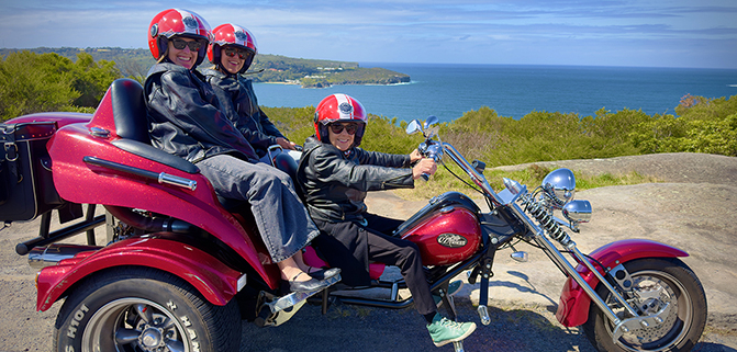 The mum + sisters trike tour in Sydney, was the best birthday present EVER!