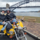 The surprise 70th birthday trike tour is Sydney was the best present EVER!