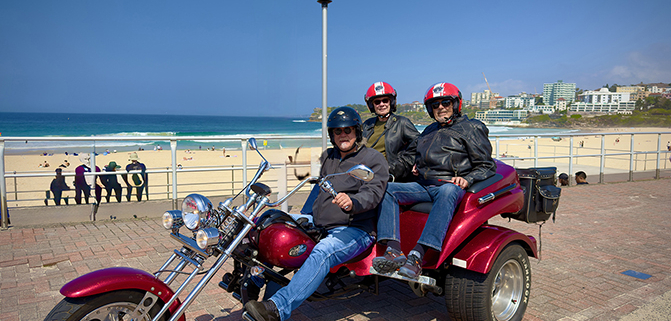 The trike tour for brother and sister-in-law was the best way to explore Sydney!