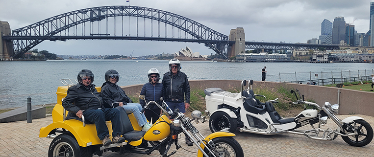 The two couples Sydney tour on trikes showed the main icons of Sydney!
