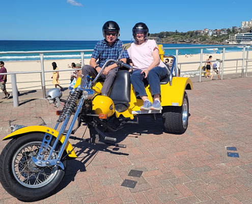 The visitors Sydney trike tour was a fun way to see the major eastern city sights.