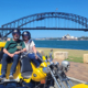 The couple's Sydney trike tour showed some unique and stunning views of Sydney Harbour.