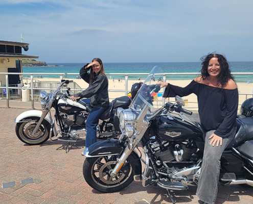 Her daughter's 18th Harley ride in Sydney, was a fun, unique and memorable experience.