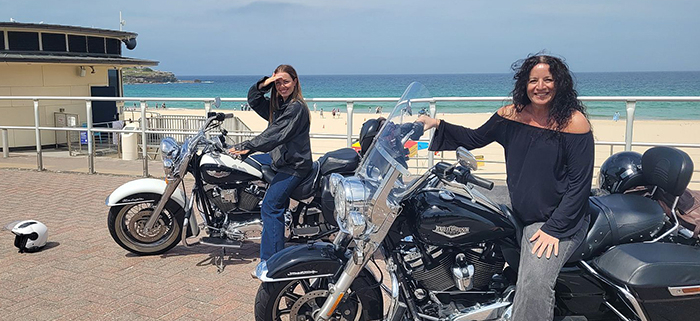 Her daughter's 18th Harley ride in Sydney, was a fun, unique and memorable experience.